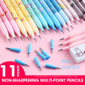 Andstal 4 Types Cute Dog Patterns Replaceable Refill With Eraser 48pcs Bullet Pencil For School Writing Tools